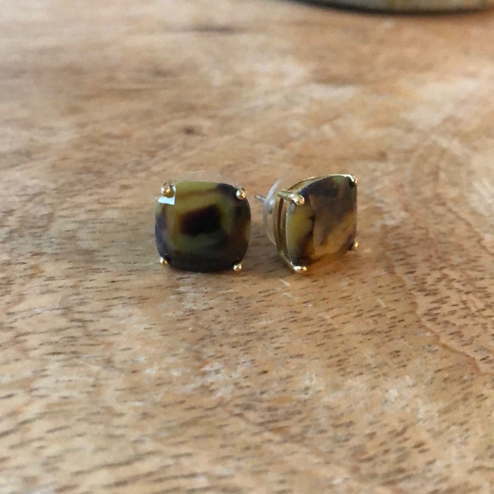 Tortoise kate Spade earrings
